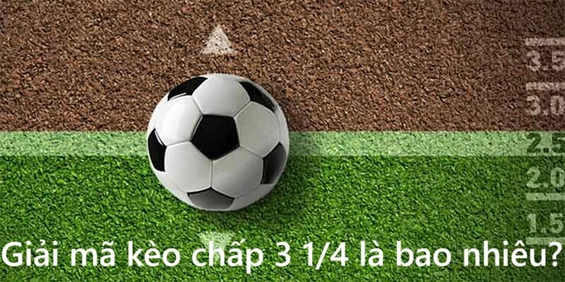 Kèo chấp 3 1/4 là bao nhiêu được người chơi cá cược quan tâm